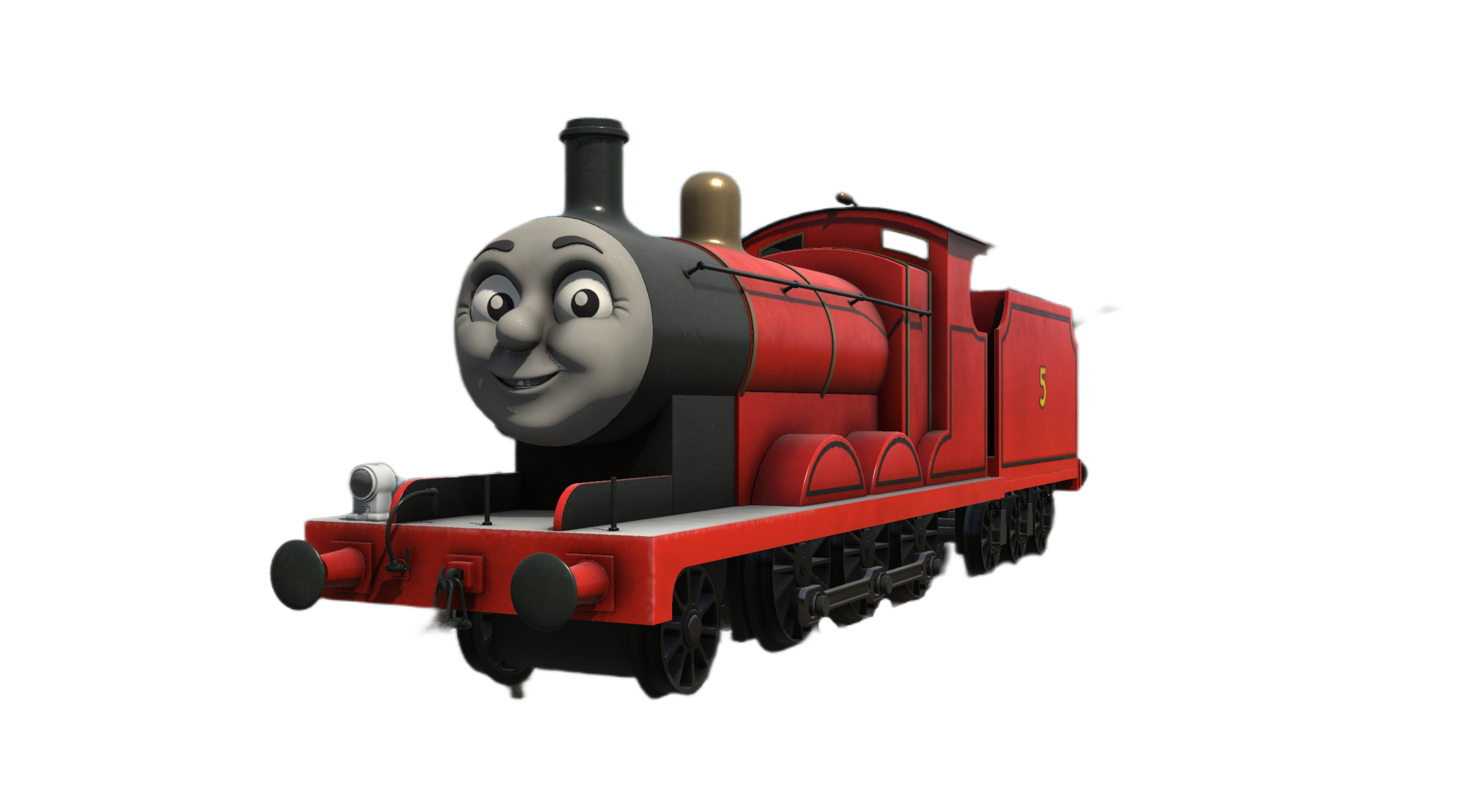 Free download  MMD James the Red Engine (DL) transparent