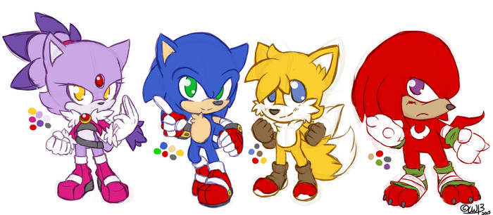 Sonic Cast Redesigns 1/?