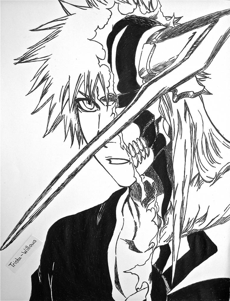 Ichigo Line Art By Trista Willows On DeviantArt ichigo-line-art-by-trista-willows-on-deviantart