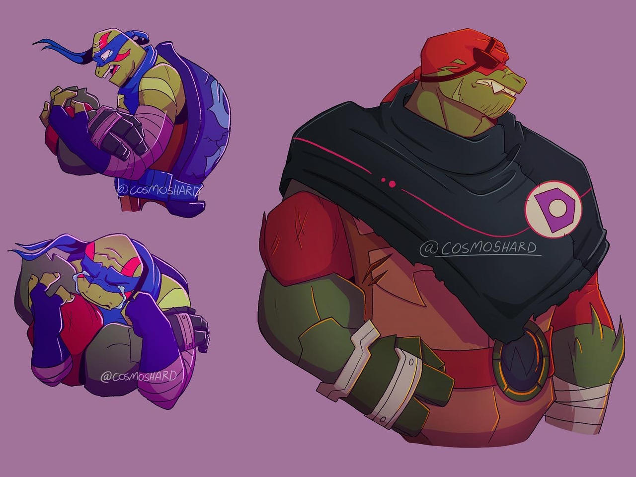 Raph Design My first attempt at future Raphs design by CosmoShard on DeviantArt