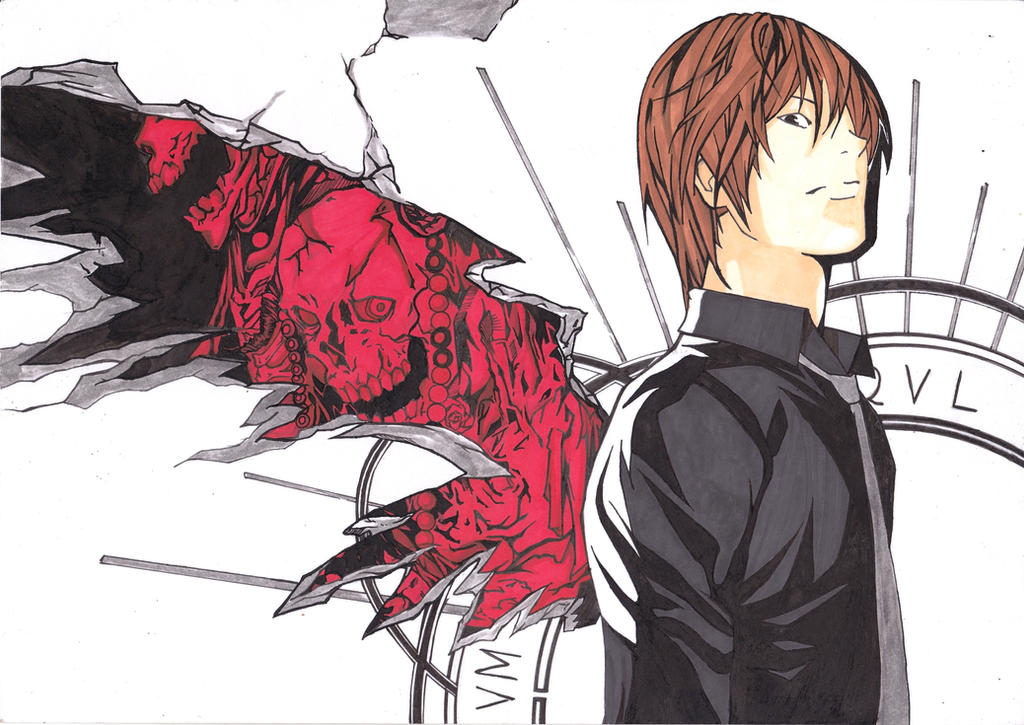 Deviantart Do Red Note Death note fan art by akabane500 on DeviantArt