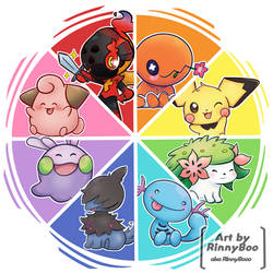 Twitter Color Wheel - Pokemon theme