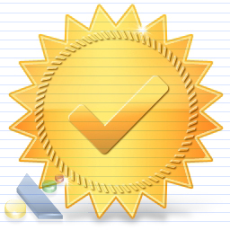 Free Vista Certificate Icon