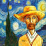 vincent van gogh a day with a starry night