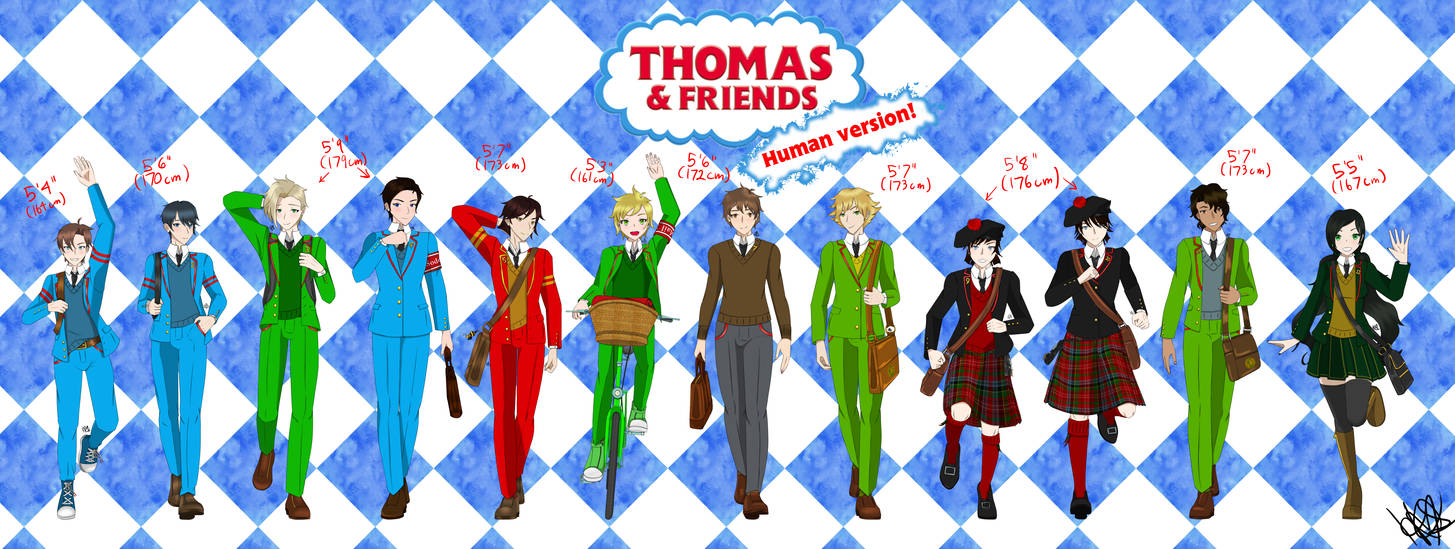 TTTE - Human Cast Lineup by Clockworknitro on DeviantArt