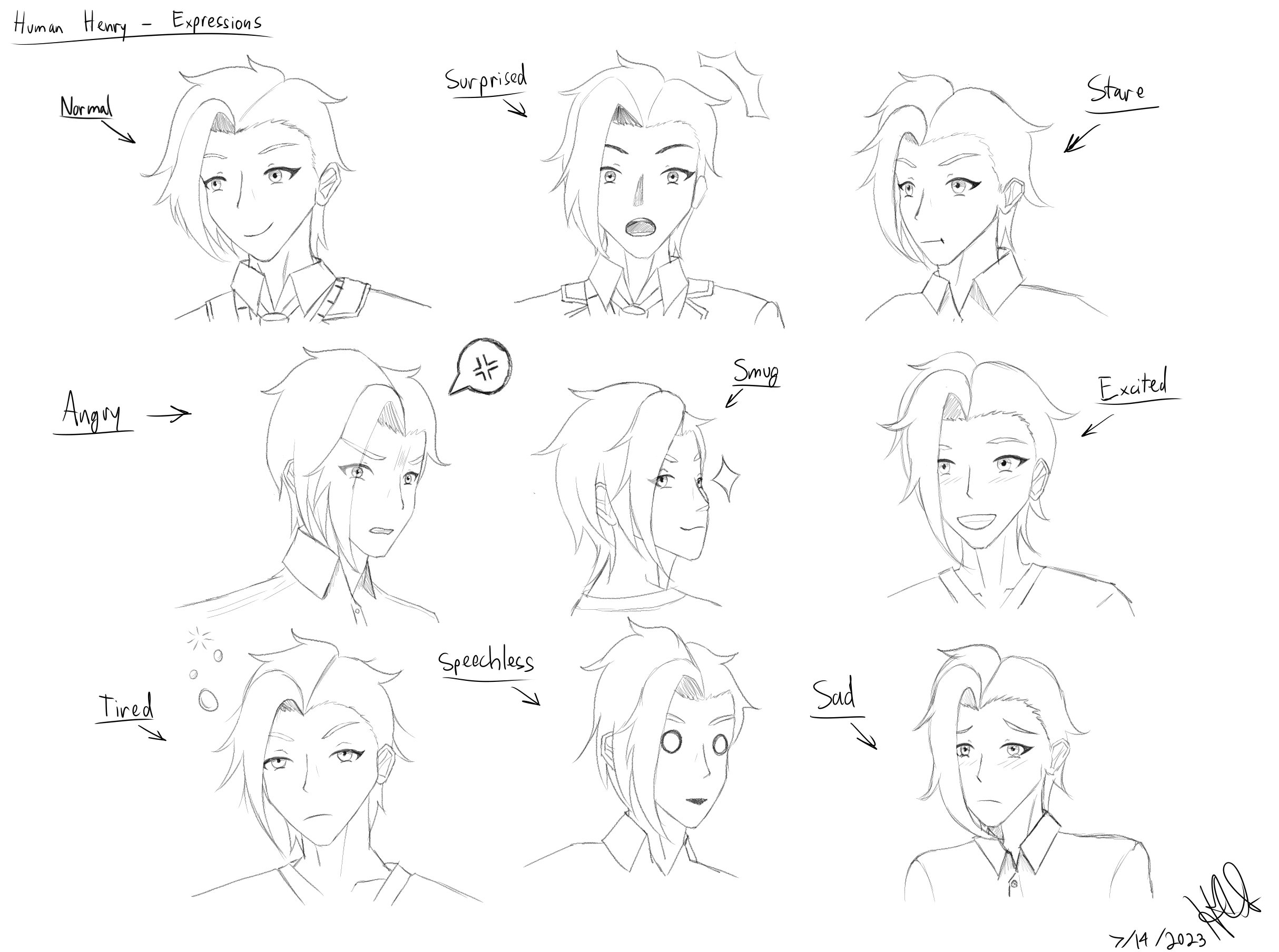 Humanize Face TTTE Humanized - Henry Face Expressions by Clockworknitro on DeviantArt