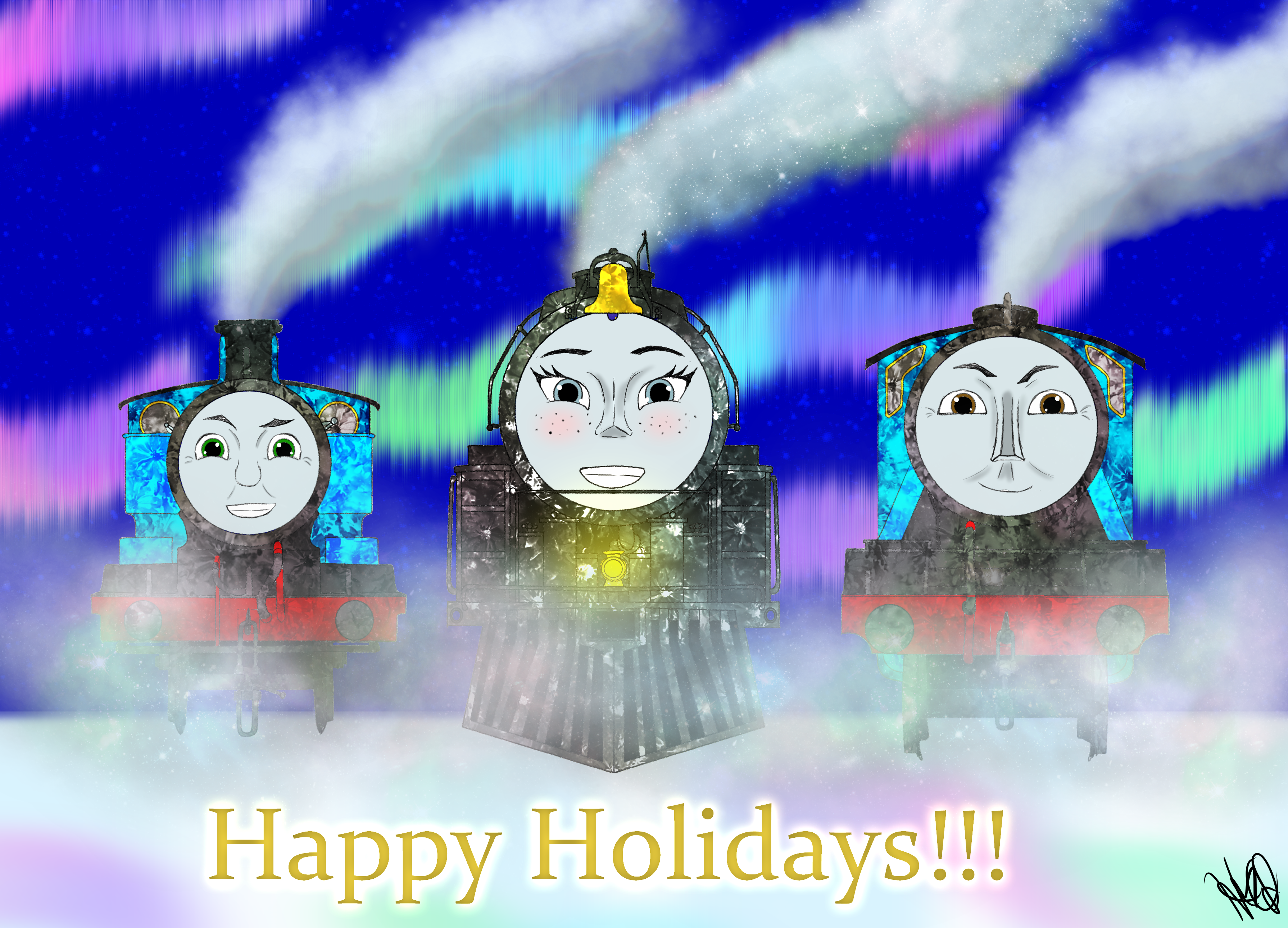 TTTE X The Polar Express Test Illustration by Clockworknitro on DeviantArt