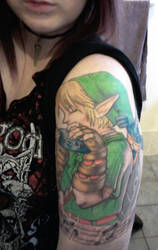 My Link tattoo finished, for now :}