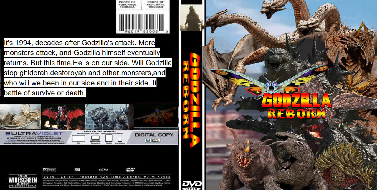 When Does Venom 2 Come Out On Dvd Godzilla Reborn (minus one sequel) dvd cover by Fredystar on DeviantArt