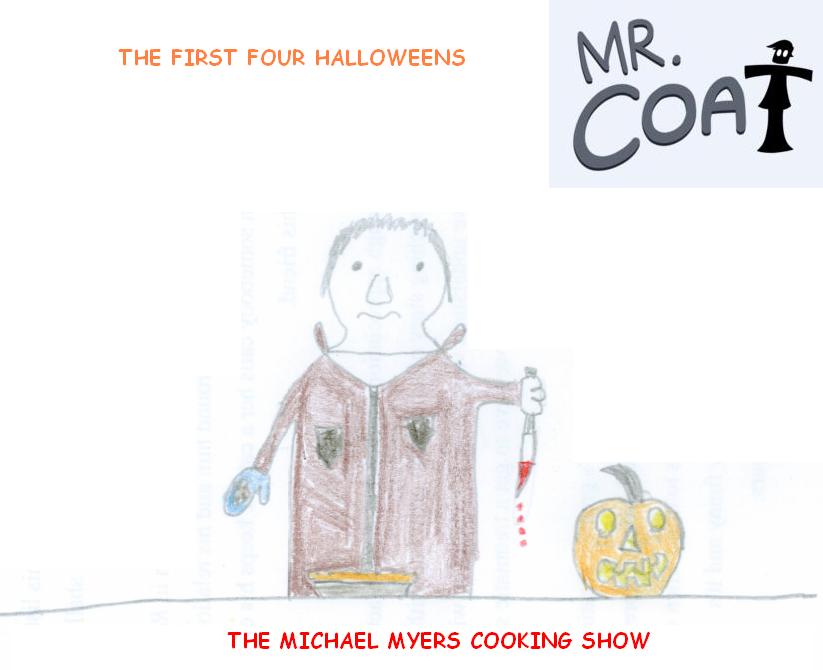 Mr Coat Title Card - The First Four Halloweens