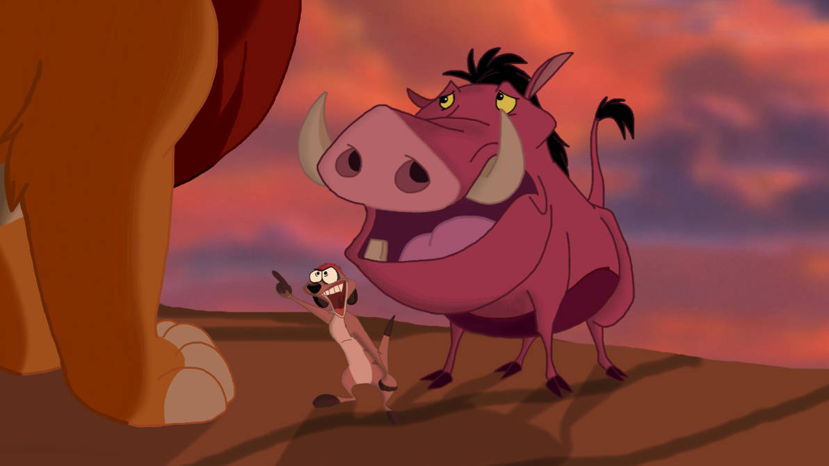 Timon Confronts Simba by HakunaMatata15 on DeviantArt