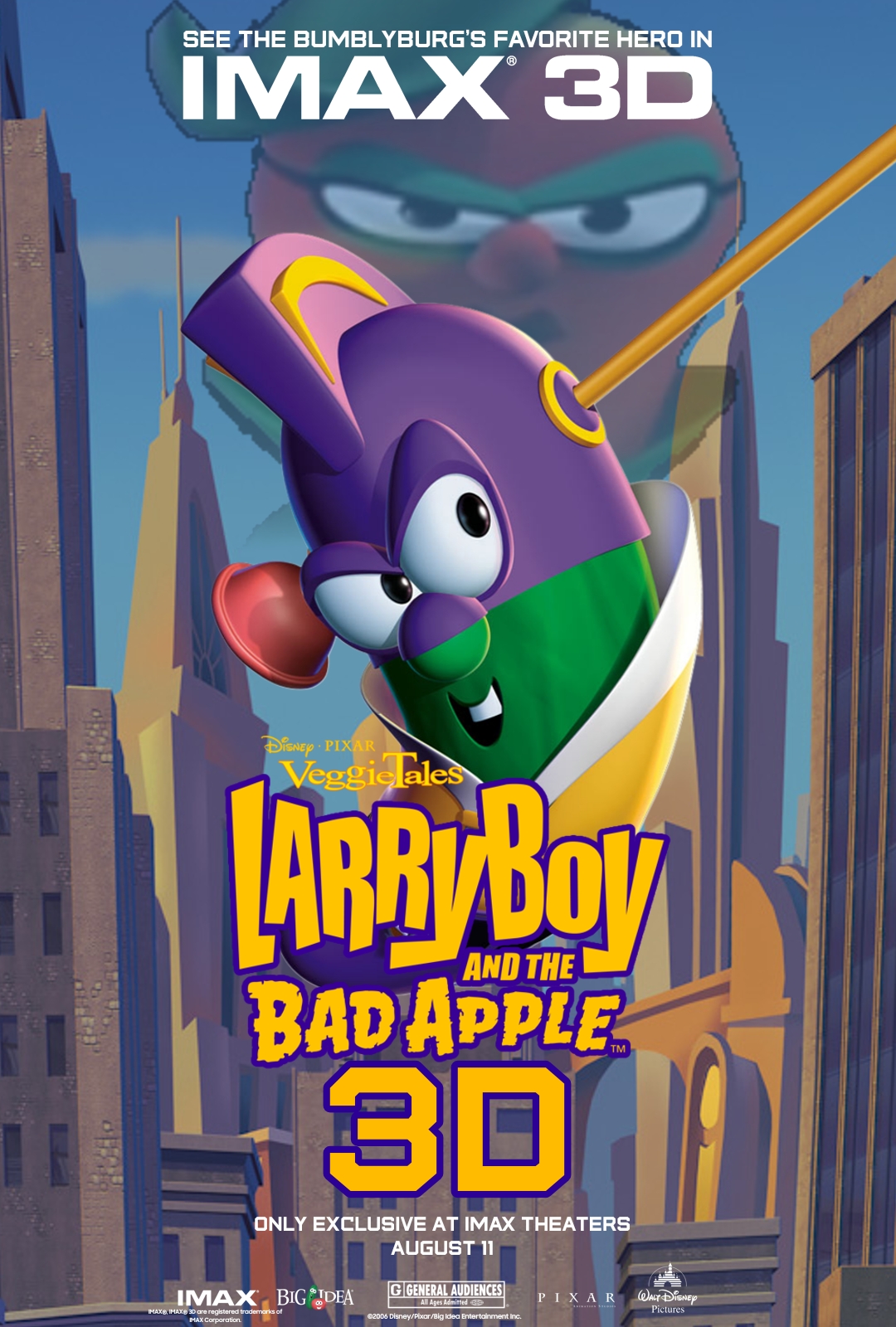 Larryboy Cd LarryBoy And The Bad Apple Poster (My Disney AU) by HakunaMatata15 on ...