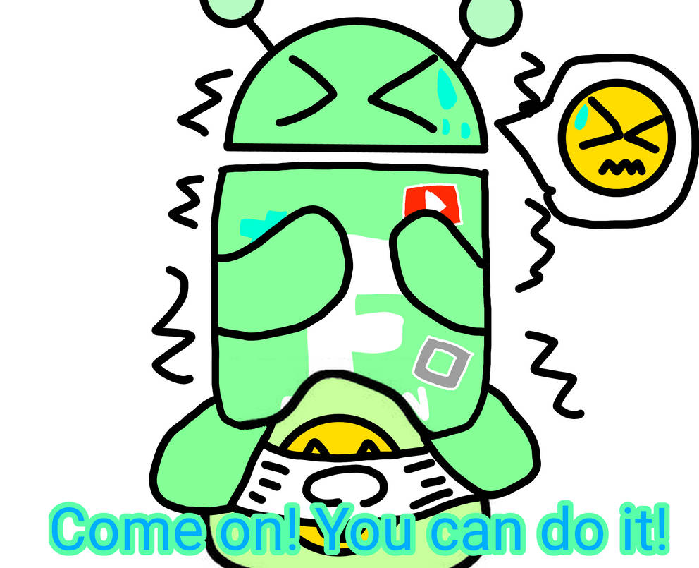 My Android OC using the potty (RQ) by Fe2NyanDeviantArt on DeviantArt