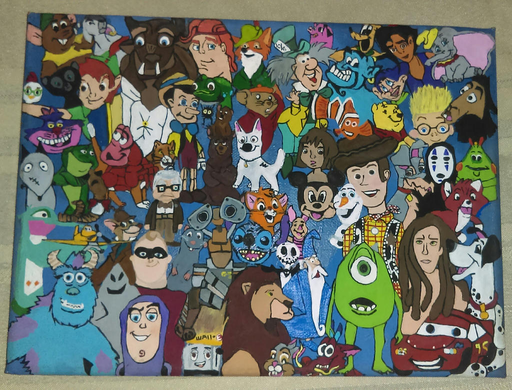 Disney Acrylics by rikku9761 on DeviantArt