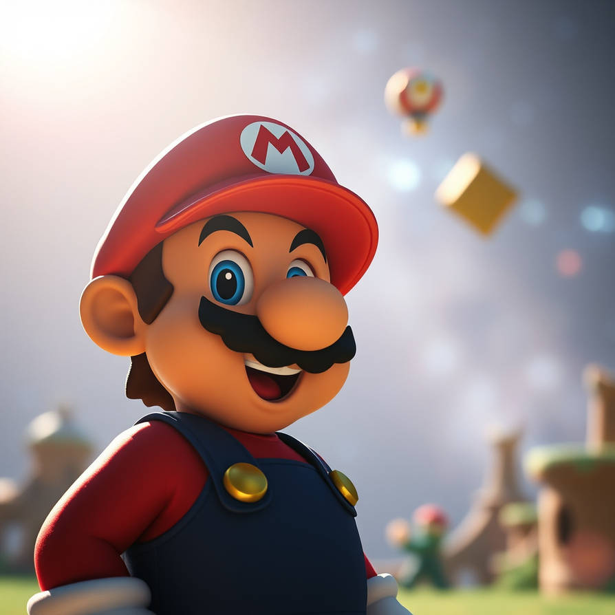 Mario Renders Floating The Super Mario Galaxy Movie | Mario Renders by Lolboyyeah2025 on ...