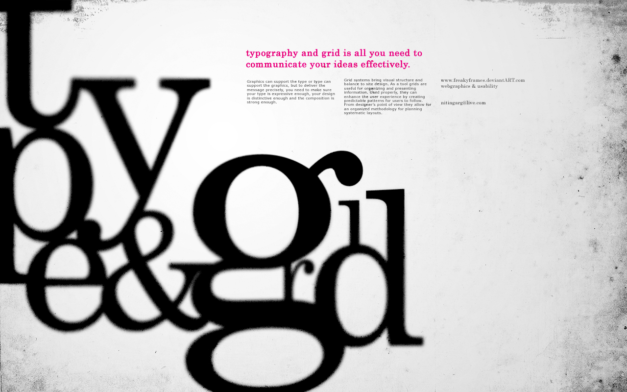 type and grid by freakyframes