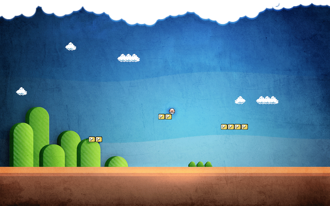 Super Mario Wallpaper by freakyframes