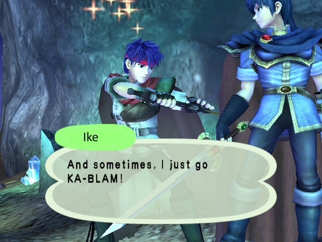 Ike goes KA-BLAM