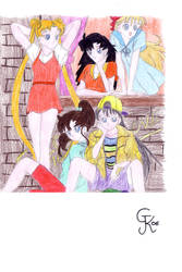 Usagi and friends