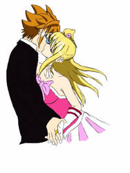 Loke x Lucy kiss!!