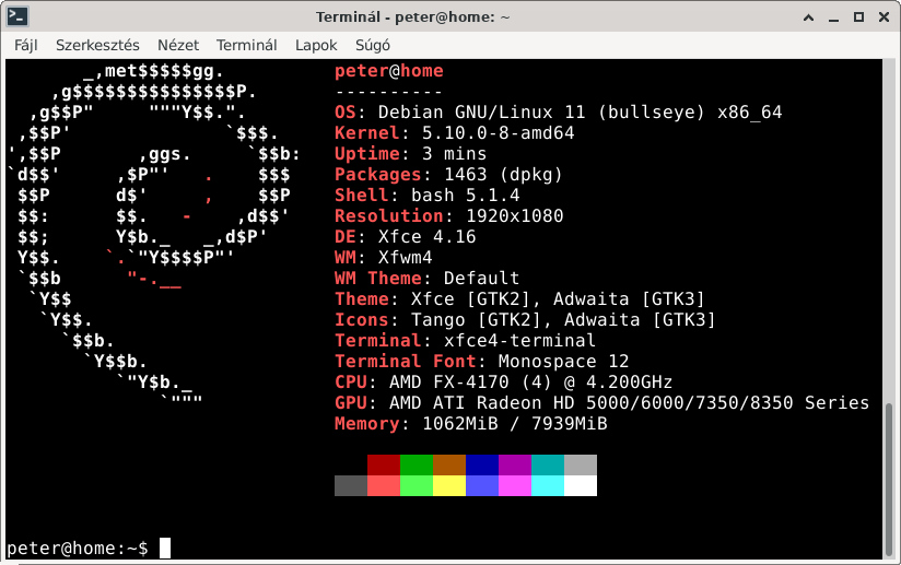 Neofetch Debian GNU/Linux 11 (bullseye) by res2000 on DeviantArt