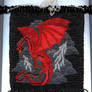 Storm Dragon Beaded Tapestry