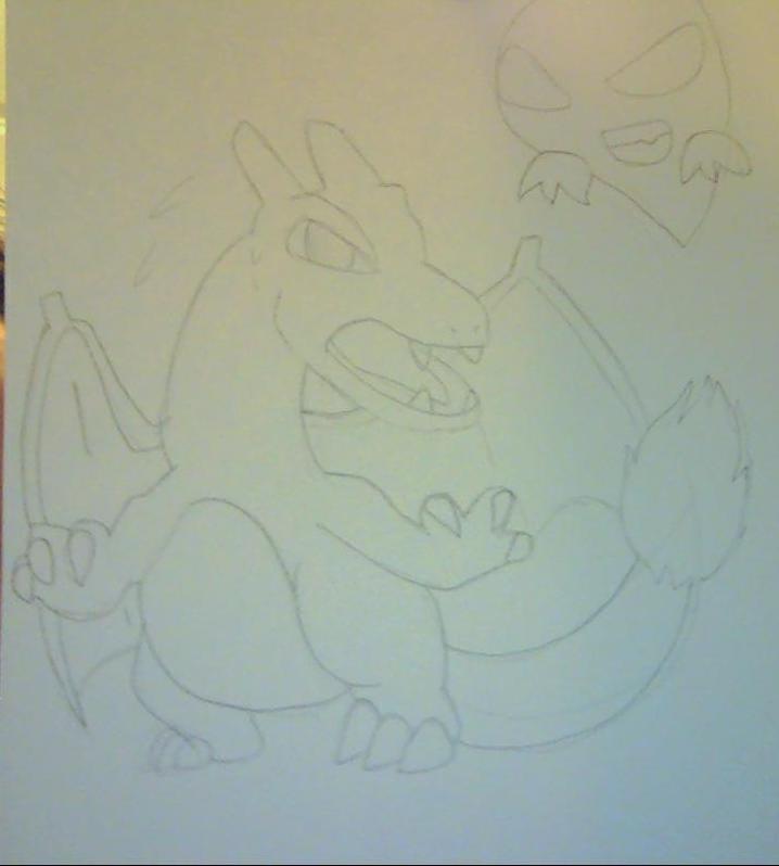 Scared Charizard