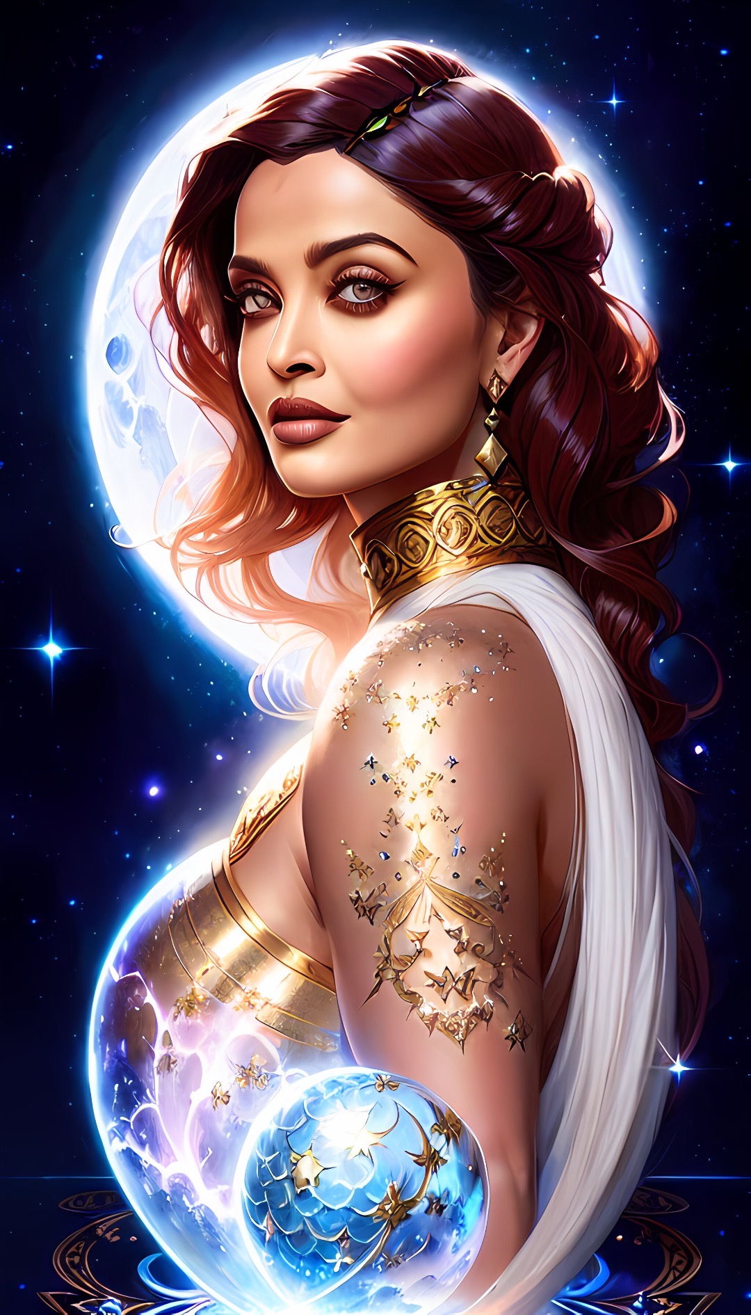 Moon goddess. by DarrenButtress on DeviantArt