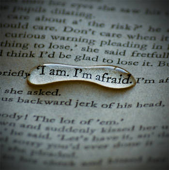 I'm afraid.