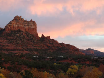 Fall sky in Sedona AZ 