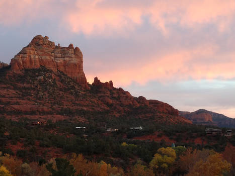 Fall sky in Sedona AZ 