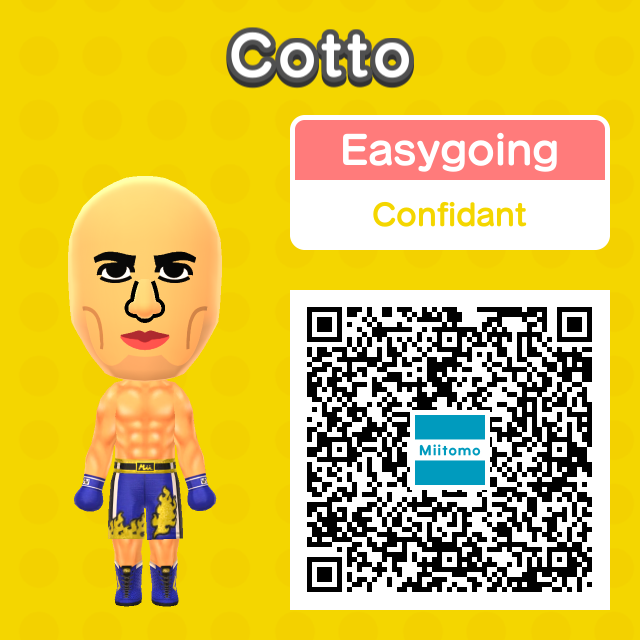 Mii QR Code - Boxing - Miguel Cotto by AllEyesOnMii on DeviantArt