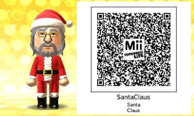 Mii WR Code - Santa Claus by AllEyesOnMii on DeviantArt