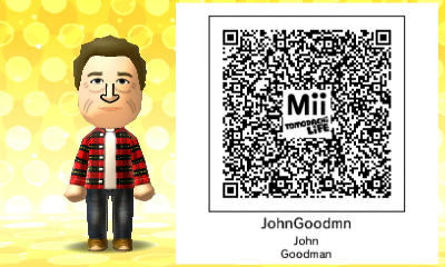 Mii QR Code - John Goodman by AllEyesOnMii on DeviantArt