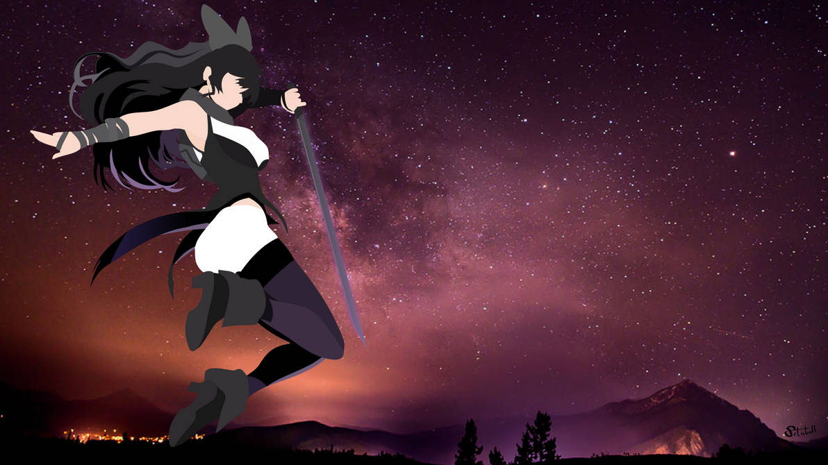 Blake RWBY minimalist wallpaper by artistroll on DeviantArt