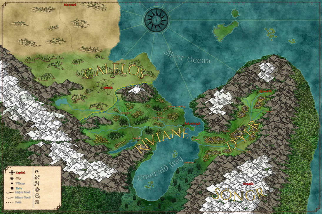 The Dawnlands Campaign Map by ThorsHand11 on DeviantArt