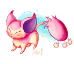 Skitty Used Tail Whip! by AClockworkKitten