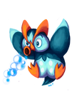 Prinplup used Bubble Beam! by AClockworkKitten