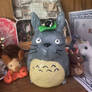 Totoro surrounded by other stuff I made