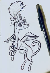 Inktober Day 15: Angel!