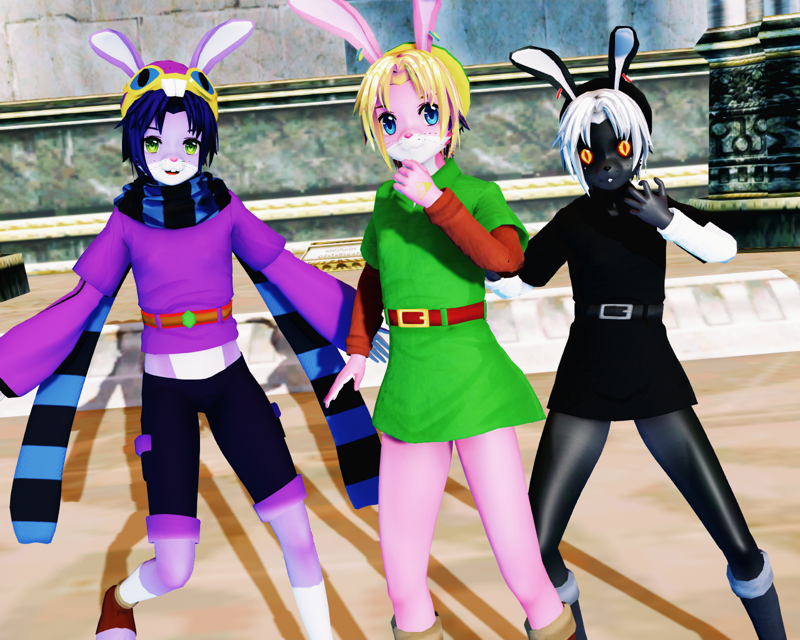 Link And Ravio Rabbit MMD Rabbit Link, Ravio, and Dark Model Download by Nanashione on DeviantArt