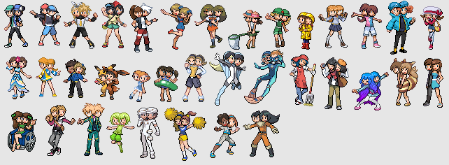 Conjoined Trainer Sprites by maturebryan on DeviantArt