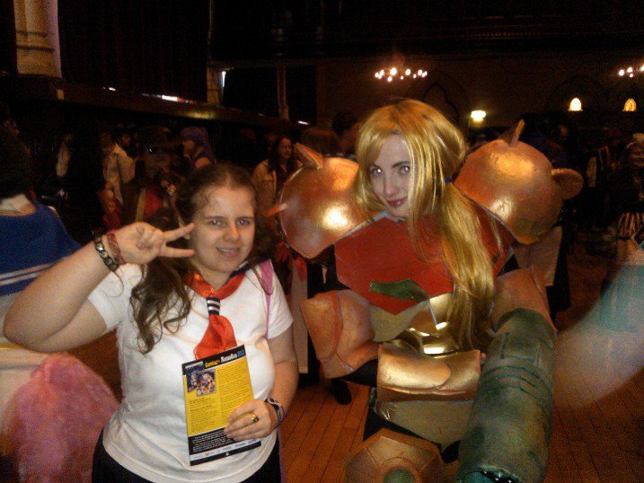 Me with Samus Aran cosplayer :D