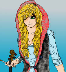 Fem!England and the Violin - Hetalia