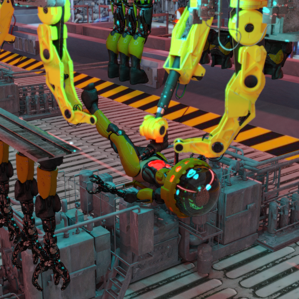 Draw R Brain Bot Brainbot Assembly Line 3 by DeepestTrilby on DeviantArt