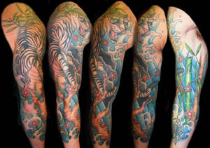 japanese tiger sleeve