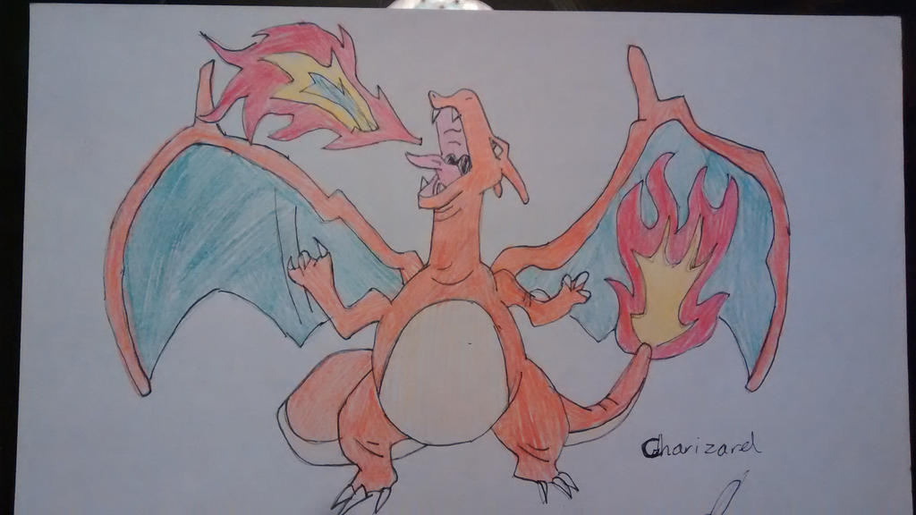 Charizard Writing Charizard by GeorgiaSonicMFZB on DeviantArt
