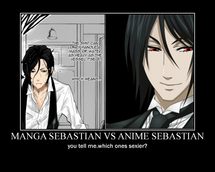 Manga Sebby VS Anime Sebby by Suki-ki on DeviantArt