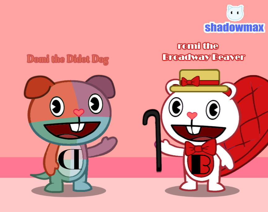 Dogs Non Htf HTF Domi the dog And romi the beaver by shadowmax0HTF on DeviantArt
