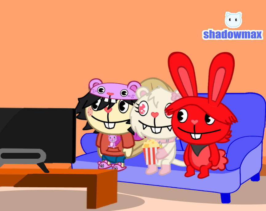 HTF Watching movie by shadowmax0HTF on DeviantArt